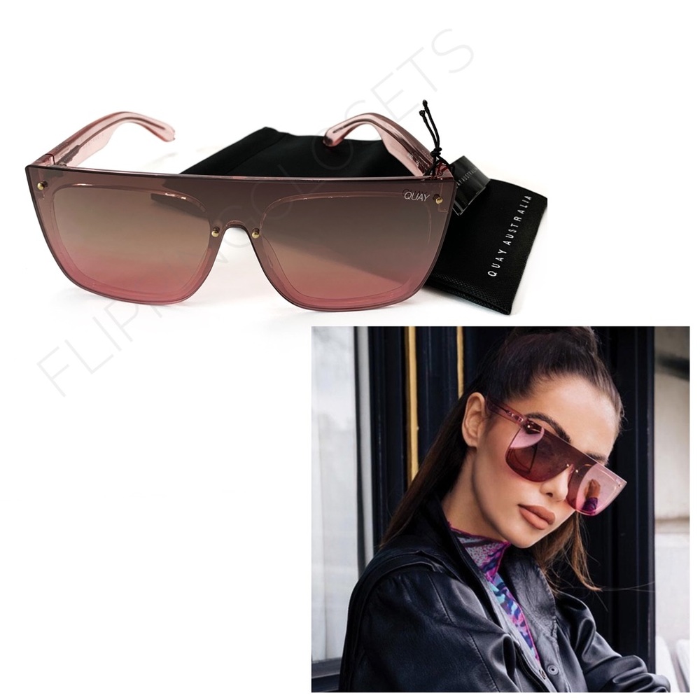 Quay x JLO Jaded Pink Sunglasses